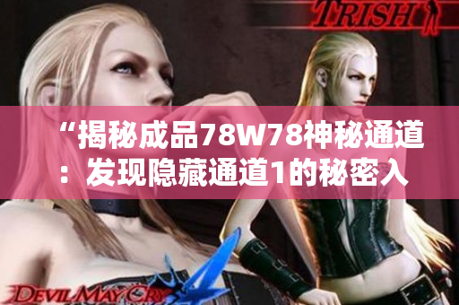 “揭秘成品78W78神秘通道：发现隐藏通道1的秘密入口！”