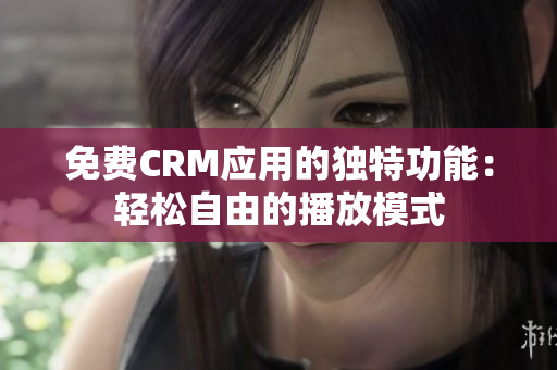 免费CRM应用的独特功能：轻松自由的播放模式