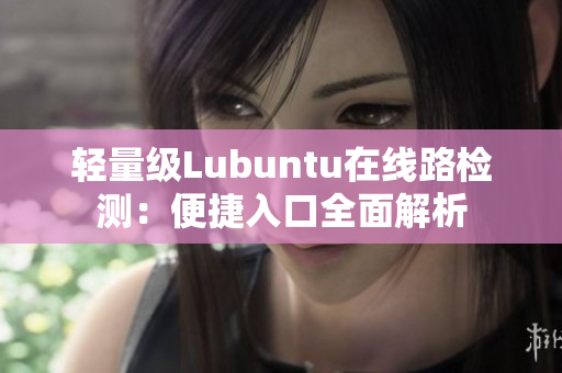 轻量级Lubuntu在线路检测：便捷入口全面解析