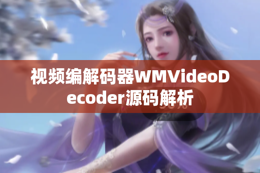 视频编解码器WMVideoDecoder源码解析