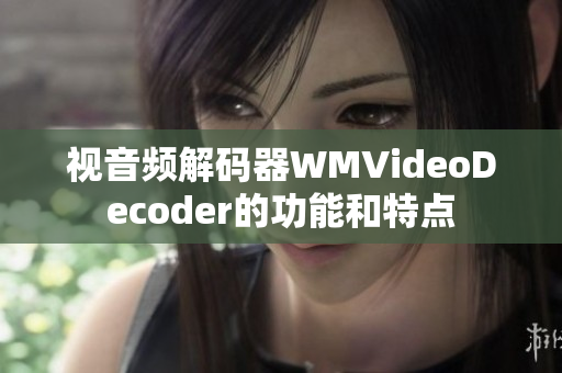 视音频解码器WMVideoDecoder的功能和特点